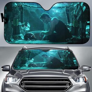 Tony Stark On Spaces Car Auto Sun Shade