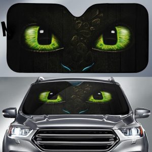 Toothles Eyes Car Auto Sun Shade