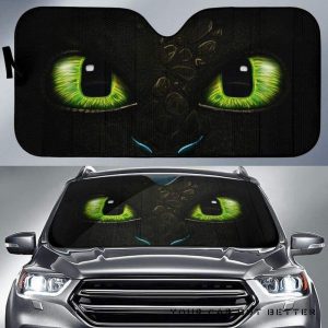 Toothless Eyes Car Auto Sun Shade