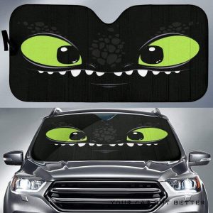 Toothless How To Train Your Dragon Car Auto Sun Shade