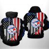 Toronto Blue Jays MLB US Flag 3D Printed Hoodie/Zipper Hoodie