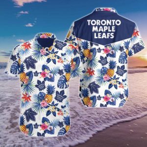 Toronto Maple Leafs Hawaiian Shirt Summer Button Up