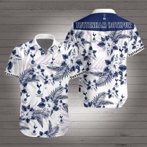 Tottenham Hotspur Hawaiian Shirt Summer Button Up