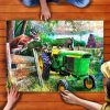 Tractor Green Jigsaw Puzzle Set