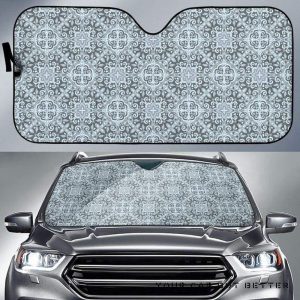 Traditional Indian Element Pattern Car Auto Sun Shade