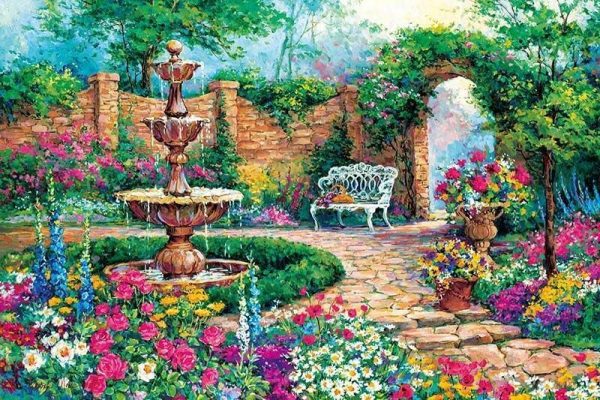 Tranquil Garden Jigsaw Puzzle Set