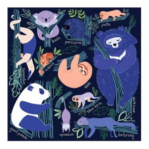 Tree Dwelling Slowpokes Jigsaw Puzzle Set