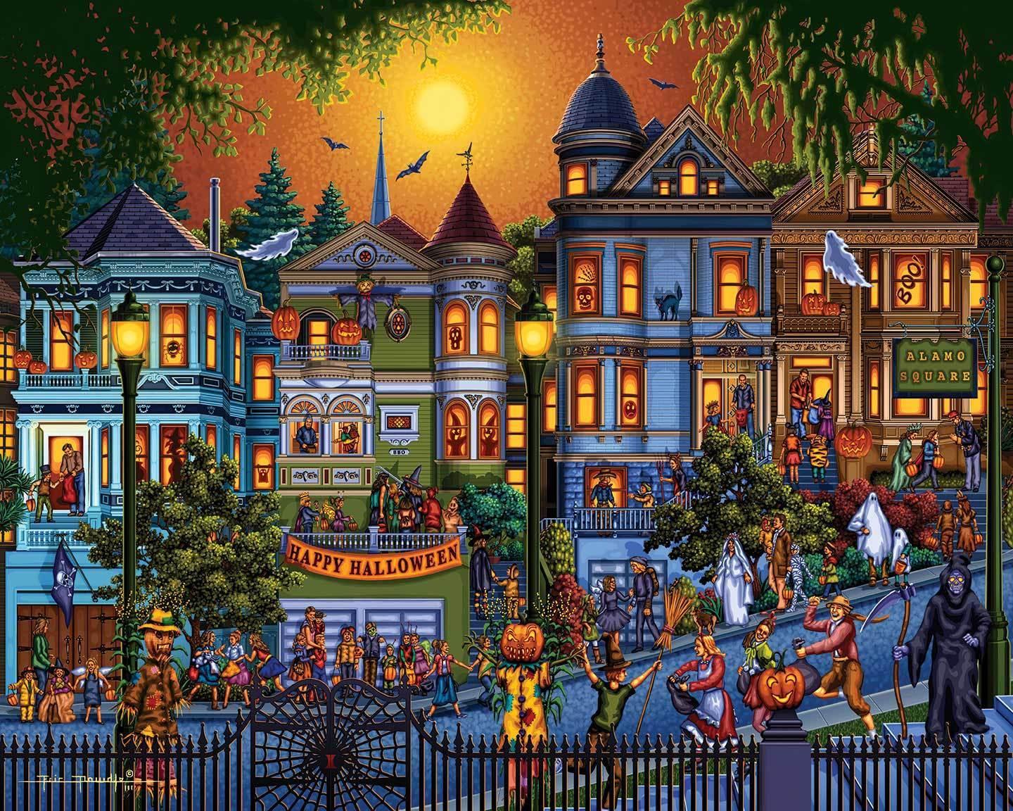 Trick Or Treat Jigsaw Puzzle Set Trick Or Treat Jigsaw Puzzle Set