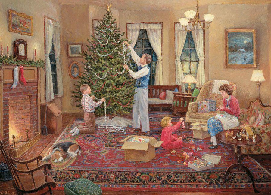 Trimming The Tree Jigsaw Puzzle Set Trimming The Tree Jigsaw Puzzle Set
