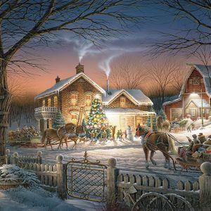 Trimming The Tree Jigsaw Puzzle Set