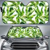Tropical Banana Leaves Car Auto Sun Shade
