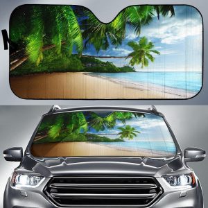 Tropical Beachs Car Auto Sun Shade