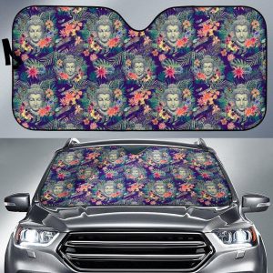 Tropical Buddha Car Auto Sun Shade