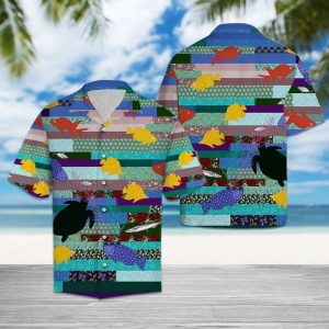Tropical Fish Hawaiian Shirt Summer Button Up