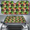 Tropical Hawaii Flowers Car Auto Sun Shade