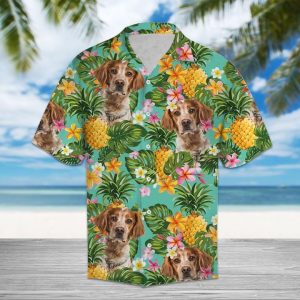Tropical Pineapple Brittany Hawaiian Shirt Summer Button Up