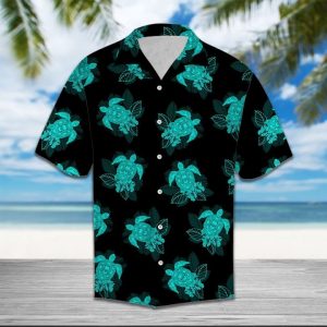 Turtle Summer Hawaiian Shirt Summer Button Up