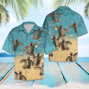 Turtle Thank You Hawaiian Shirt Summer Button Up