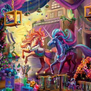 Twilight Marketplace Jigsaw Puzzle Set