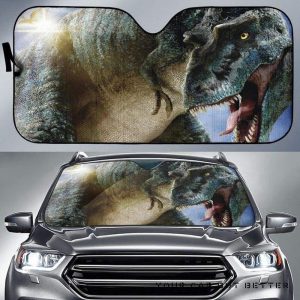 Tyrannosaurus Dinosaurs Jurassic Car Auto Sun Shade