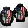 UAB Blazers NCAA US Flag 3D Printed Hoodie/Zipper Hoodie