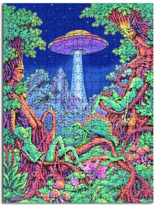 Ufo, Alien Jigsaw Puzzle Set