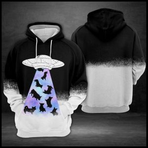 Ufo Attack Corgi 3D Printed Hoodie/Zipper Hoodie