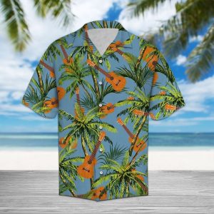 Ukulele Lovers Hawaiian Shirt Summer Button Up