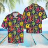 Ukulele Tropical Fruit Hawaiian Shirt Summer Button Up
