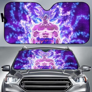 Ultra Instinct Goku Dragon Ball Super Car Auto Sun Shade