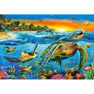 Underwater Turtles Jigsaw Puzzle Set