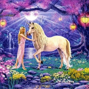 Unicorn Garden Jigsaw Puzzle Set