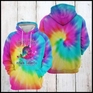 Unicorn Stab Idiots 3D Printed Hoodie/Zipper Hoodie