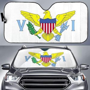 Us Virgin Islands Car Auto Sun Shade