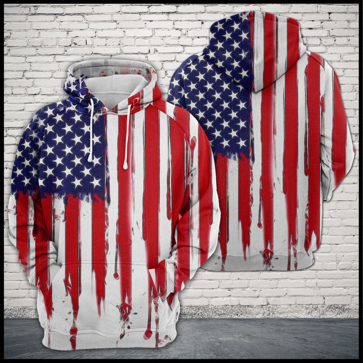 Usa Flag 3D Printed Hoodie/Zipper Hoodie Usa Flag 3D Printed Hoodie/Zipper Hoodie