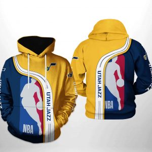 Utah Jazz NBA Team 3D Printed Hoodie/Zipper Hoodie