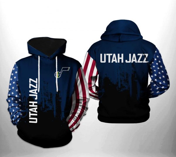 Utah Jazz NBA Team US 3D Printed Hoodie/Zipper Hoodie