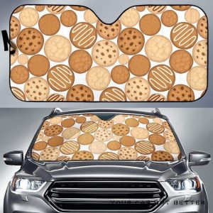 Various Cookie Pattern Car Auto Sun Shade