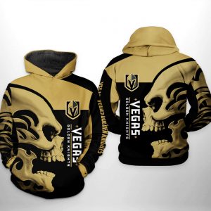 Vegas Golden Knights NHL Skull 3D Printed Hoodie/Zipper Hoodie