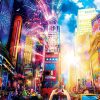 Vibrant Times Square Jigsaw Puzzle Set