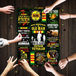 Vietnam Veteran Jigsaw Puzzle Set
