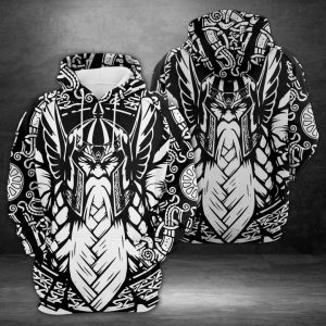 Viking 3D Printed Hoodie/Zipper Hoodie