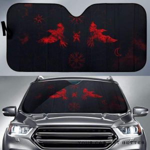 Viking Raven Car Auto Sun Shade