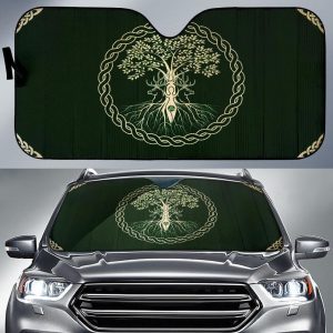 Viking Trees Car Auto Sun Shade