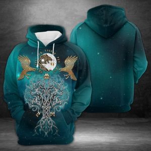 Viking Yggdrasil 3D Printed Hoodie/Zipper Hoodie