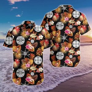 Vikings Hawaiian Shirt Summer Button Up