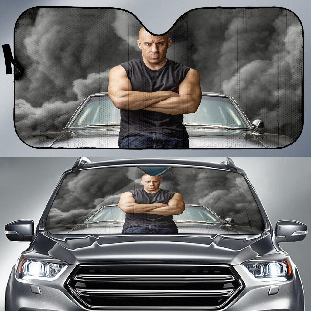 Vin Diesel Fast And Furious 9s Movie Car Auto Sun Shade Vin Diesel Fast And Furious 9s Movie Car Auto Sun Shade