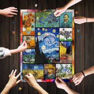 Vincent Van Gogh Paintings Starry Night Jigsaw Puzzle Set