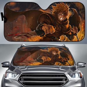 Vinland Saga Rage Anime Car Auto Sun Shade