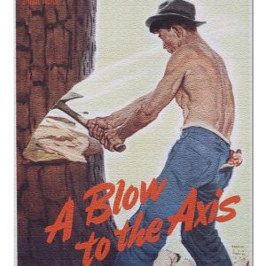 Vintage A Blow To The Axis Poster Jigsaw Puzzle Set